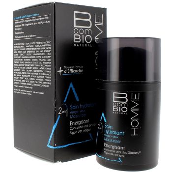Feuchtigkeitspflege für Gesicht und Augen für Männer BcomBIO - Pumpflasche mit 50 ml