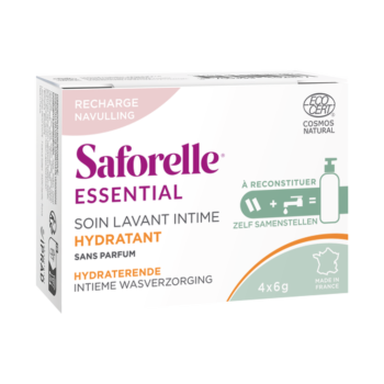Intimpflege feuchtigkeitsspendend Nachfüllpack Saforelle - Box mit 4 Stäbchen à 6g