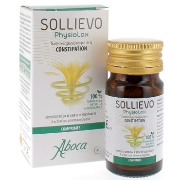 Sollievo PhysioLax Verstopfung Aboca - Packung mit 45 Tabletten