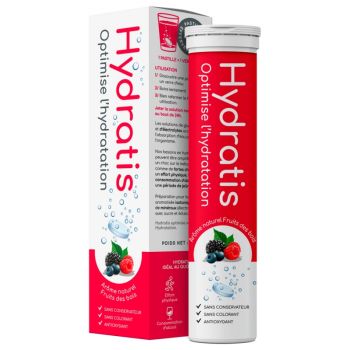 Hydratis - Lösung zur Hydration mit Waldfruchtgeschmack - Tube mit 20 Brausetabletten