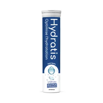 Neutrale Geschmacks Hydratis Hydratationslösung - Tube mit 20 Brausetabletten