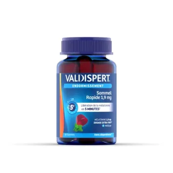 Schneller Schlaf 1,9 mg Valdispert - Dose mit 30 Gummis
