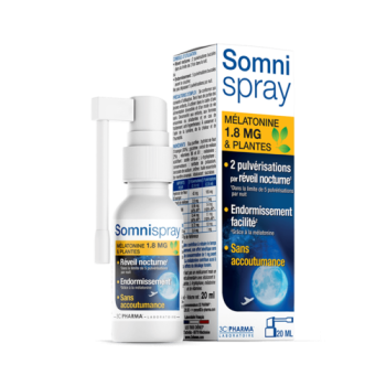 Somnispray Melatonin 1.8 mg und Pflanzen 3C Pharma - Spray mit 20 ml
