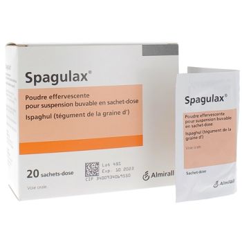 Spagulax Brausetabletten - Packung mit 20 Beuteln