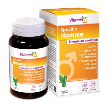 Vitamin 22 Specific Mann Ineldea - Packung mit 60 Kapseln