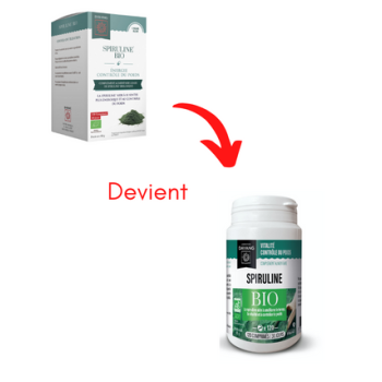 Bio-Spirulina Energie/Gewichtsmanagement Dayang - 120 Tabletten Box