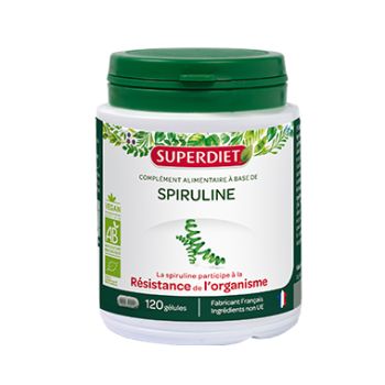 Spirulina SuperDiet - Dose von 120 Kapseln
