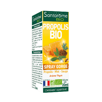 Propolis Bio Mundspray Santarome Bio - Spray von 20 ml