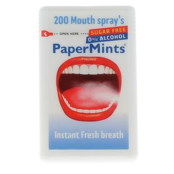 Zuckerfreies Mundspray PaperMints - Spray mit 12 ml