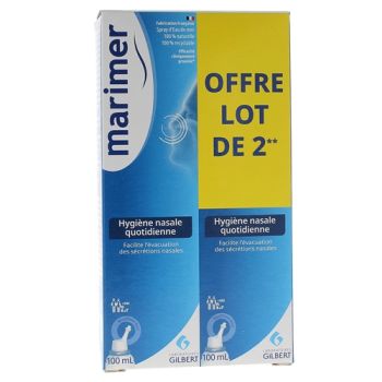 T&auml;gliches Nasenhygienespray Meerwasser 9% Marimer - 2x100ml Packung