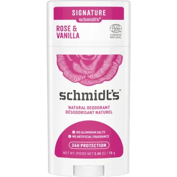 Natürlicher Deodorant Rose Vanille Schmidt's - Stick mit 75 g