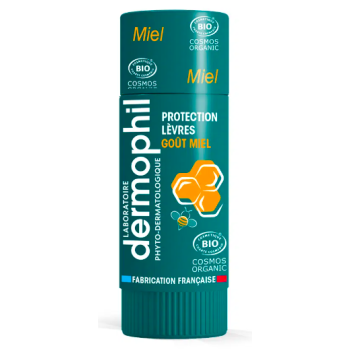 Bio Lippenbalsam mit Honiggeschmack Dermophil Indien - 1 Lippenbalsam von 4g