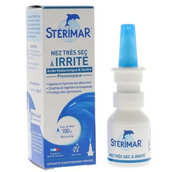 Stop & Protect trockene und gereizte Nase Nasenspray Stérimar - 20 ml Anti-Kontaminationsventilspray