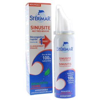 Sinusitis stark verstopfte Nase Stérimar - Spray von 50 ml