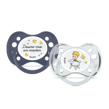 Anatomische Schnuller +6 Monate Limited Edition Der kleine Prinz Dodie - 2er Pack Schnuller