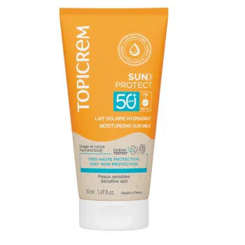 Sun Protect Sonnenmilch feuchtigkeitsspendend SPF50 Topicrem - Tube mit 50ml