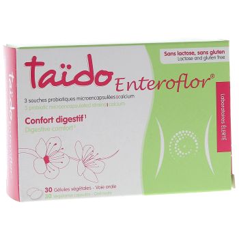 Taïdo Enteroflor Elerté - Packung mit 30 Kapseln