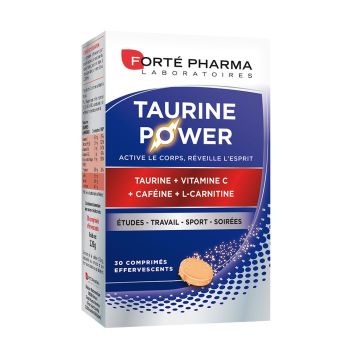 Taurin Power Forté Pharma Energie - 30 Brausetabletten