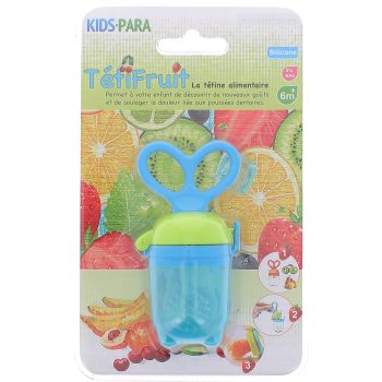 T&eacute;tiFruit Lebensmittel-Schnuller Kinder Para - 1 Schnuller in blauer Farbe