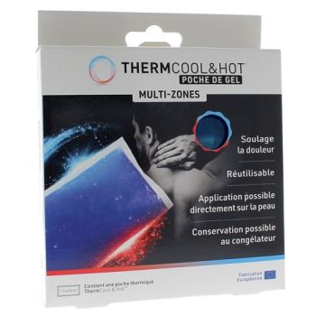 Thermcool&hot Gelkissen für mehrere Zonen - Box mit einem Kissen von 11x26cm