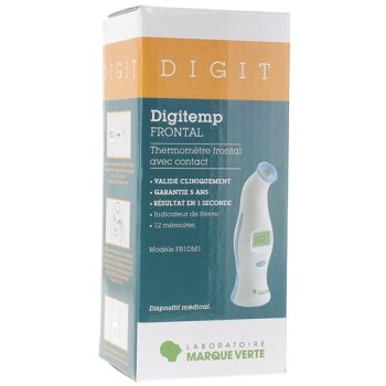 Stirnthermometer mit Kontakt Digitemp Marke Grün - 1 Thermometer