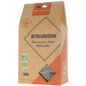 Kräutertee Gelenke Schafgarbe Schwarze Johannisbeere Brennnesselblätter Nat & Form - Beutel mit 100 g