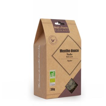 Tee Blatt Süße Minze Bio Verdauung Nat & Form - Beutel mit 30 g
