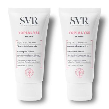 Topialyse Hände Creme nährend-reparierend SVR - 2er Pack à 50 ml