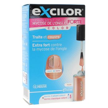 Behandlung von Nagelpilz Forte Color nude Excilor - Flasche mit 30 ml