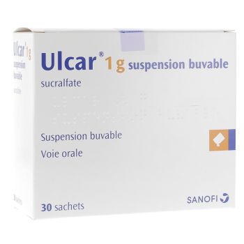 Ulcar 1g Trinkampulle Sanofi - Packung mit 30 Beuteln