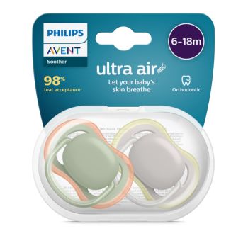 Ultra Air Schnuller 6-18 Monate Philips Avent - 2er-Pack Schnuller