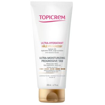 Ultra-feuchtigkeitsspendend, allmählich bräunend Topicrem - Tube mit 200 ml