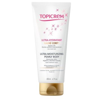 Ultra-feuchtigkeitsspendende Perlen Körper Topicrem - Tube mit 200 ml