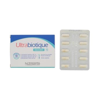 Ultrabiotique Gleichgewicht Nutrisanté - Packung mit 10 Kapseln