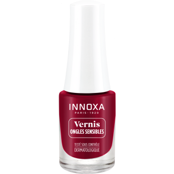 Hypoallergener Nagellack Rot Rot 410 Innoxa - Flasche mit 5 ml