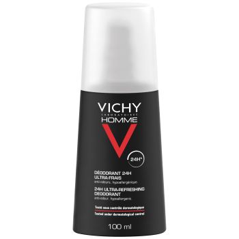 Deodorant 24h ultra frisch Vichy Mann - Spray von 100 ml