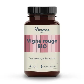 Bio Rote Traube Vitavea - Packung mit 30 Kapseln