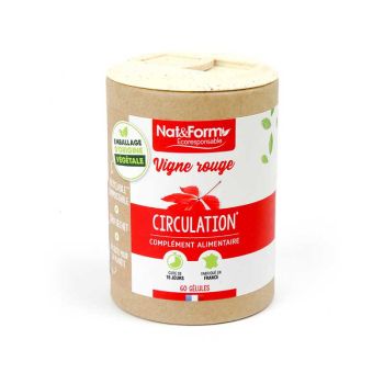 Rote Traube Ecoresponsable Nat&Form - Dose von 60 Kapseln