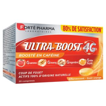 Vitalität 4G Ultra-Boost Forté Pharma - Packung mit 20 Brausetabletten