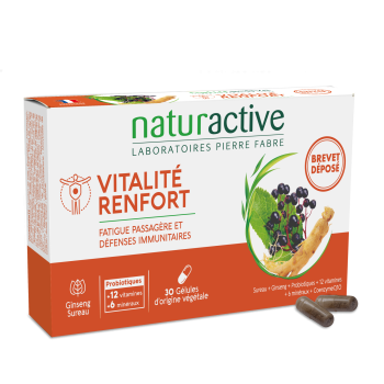 Vitalität Stärkung Naturactive - Packung mit 30 Kapseln