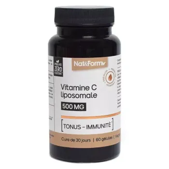Liposomales Vitamin C Tonus-Immunität Nat&Form - Packung mit 60 Kapseln