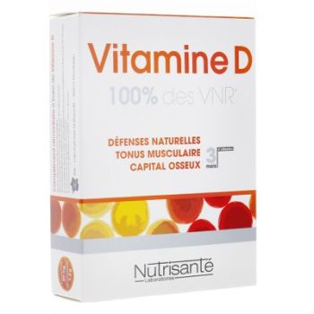 Vitamin D 80 mg Nutrisante - Packung mit 90 Tabletten