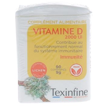 Vitamin D Texinfine - Packung mit 90 Tabletten