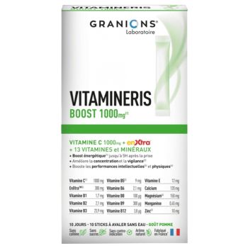 Vitamineris Boost 1000 mg Granions - Schachtel mit 10 Sticks