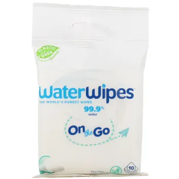 Waterwipes Baby-Feuchttücher - Packung mit 10 Tüchern