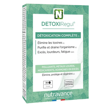 DETOXIRegul Nutravance - Packung mit 30 Tabletten