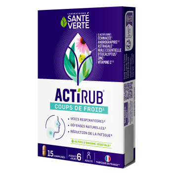 Actirub Tabletten Erkältung Gesundheit - Packung mit 15 Tabletten