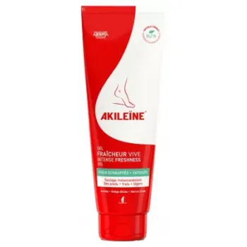 Frischegel für heiße und müde Füße Akileïne - Tube mit 125 ml
