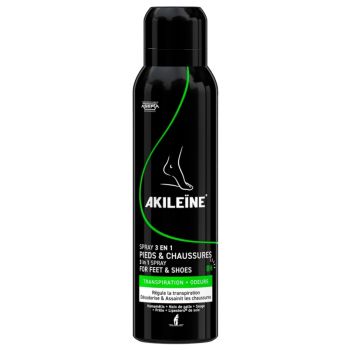 Akile&iuml;ne 3-in-1 Fu&szlig;- und Schuhspray - 150 ml Spray