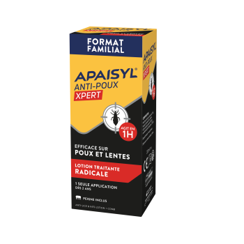 Apaisyl Xpert 100% radikal gegen Läuse & Nissen - Flasche mit 200 ml und Kamm
